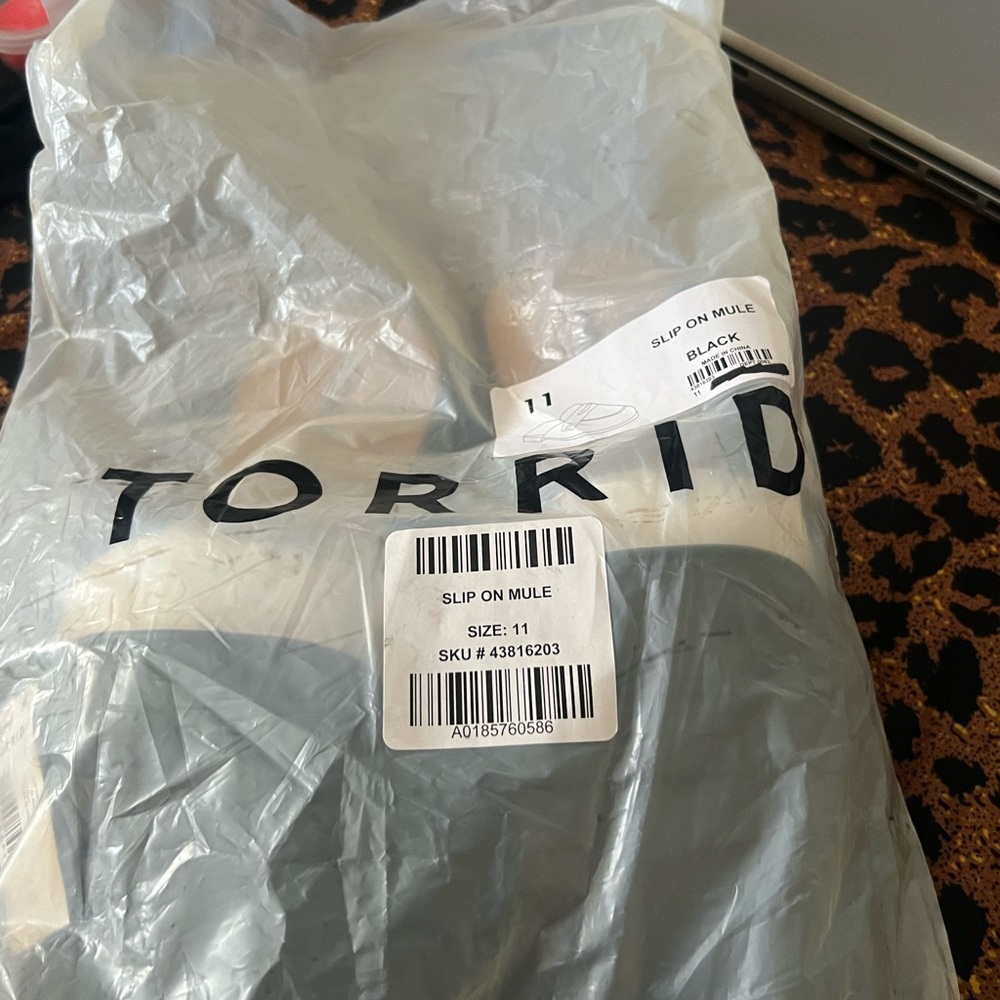 torrid Black Slip-On Mule - Picture 3 of 3